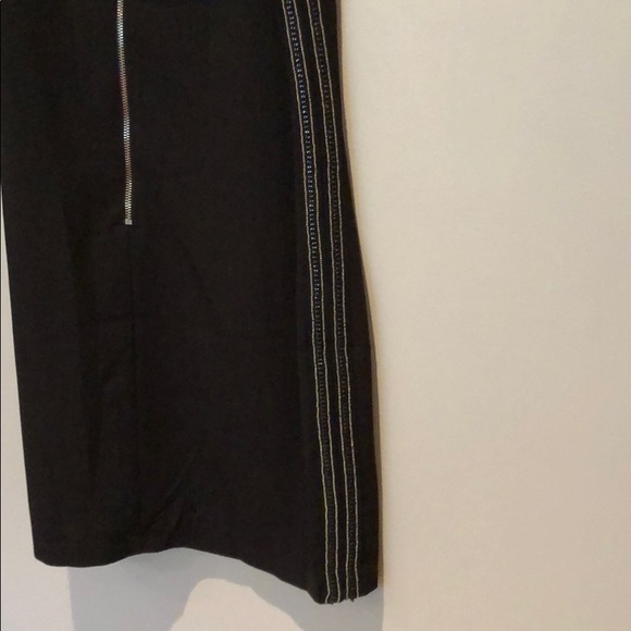 Beaded Accent Black Dress - Picture 4 of 7